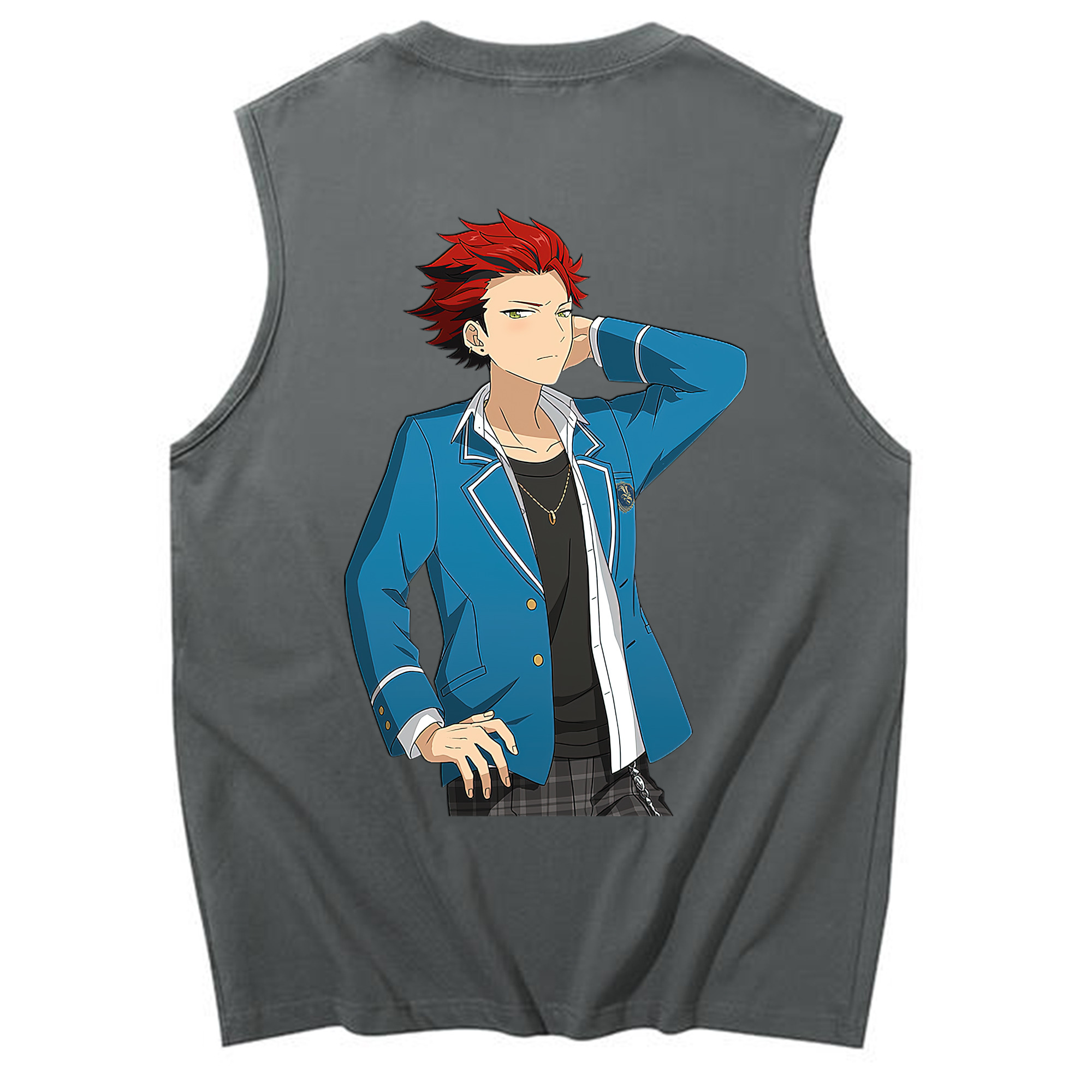 （画像用） あんさんぶるスターズ! Ensemble Stars コットン100％タンクトップ（背面プリント）